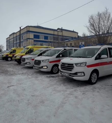 8 ЖАҢА МЕДИЦИНАЛЫҚ АВТОКӨЛІК ЕЛ ИГІЛІГІНЕ БЕРІЛДІ