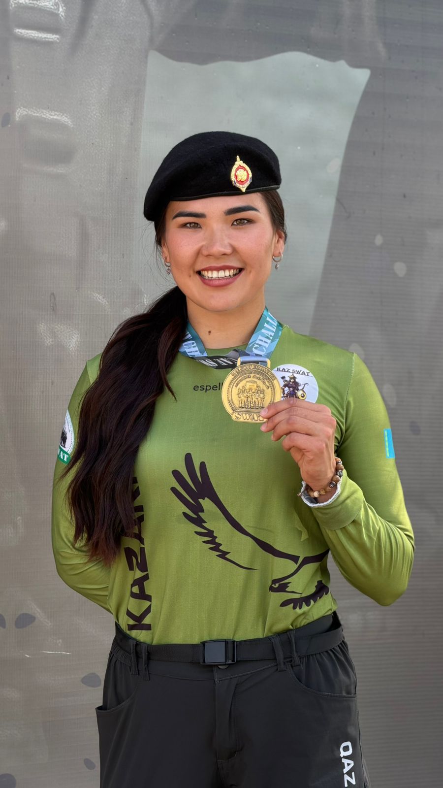 Девушка-полицейский из СКО внесла вклад в успех казахстанской команды на SWAT Challenge 2026