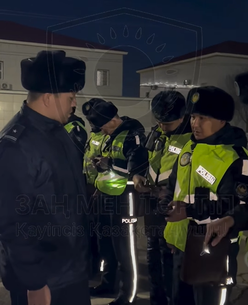 Республикалық жедел-профилактикалық іс-шаралар аясында жеке құрамның гарнизондық шеруі өткізілді