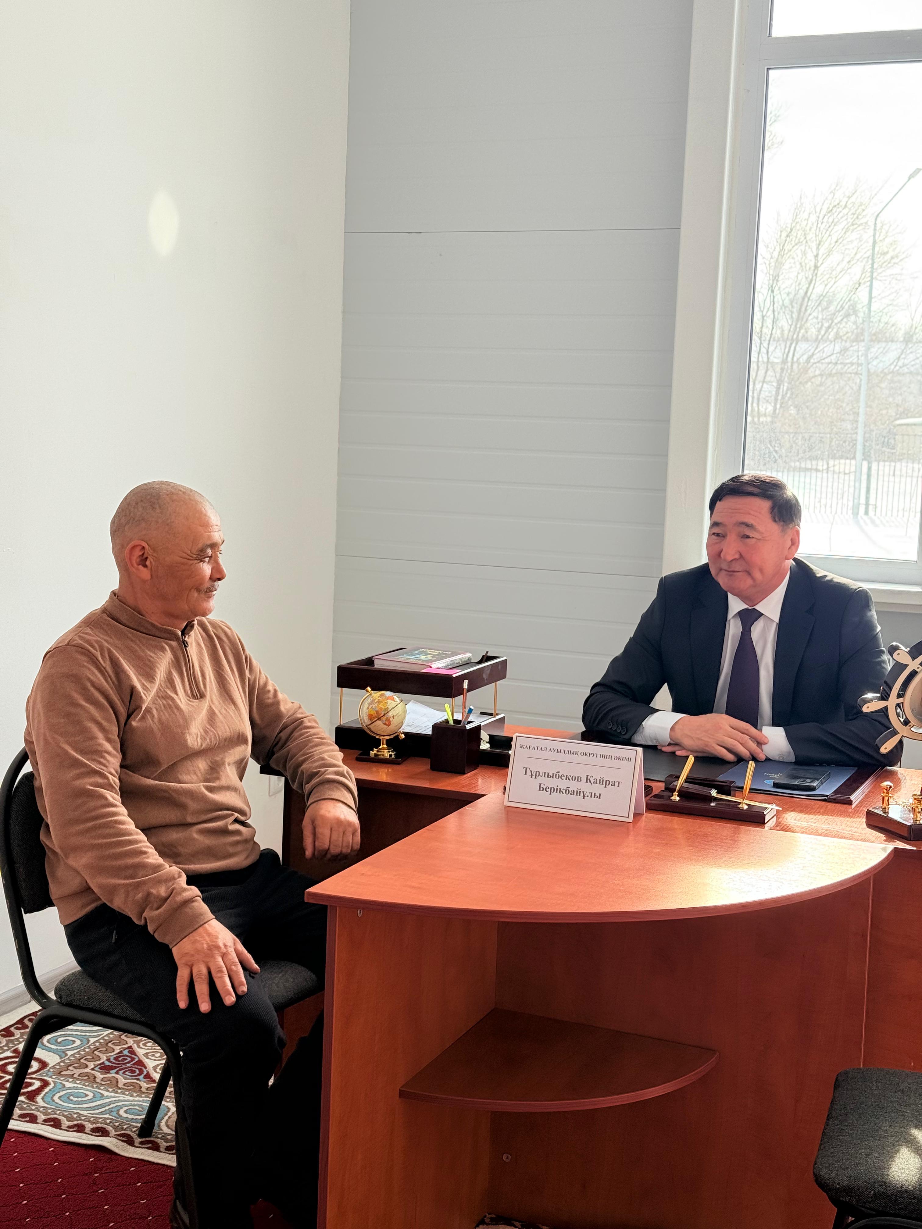 Округ әкімінің жеке қабылдауы өткізілді.