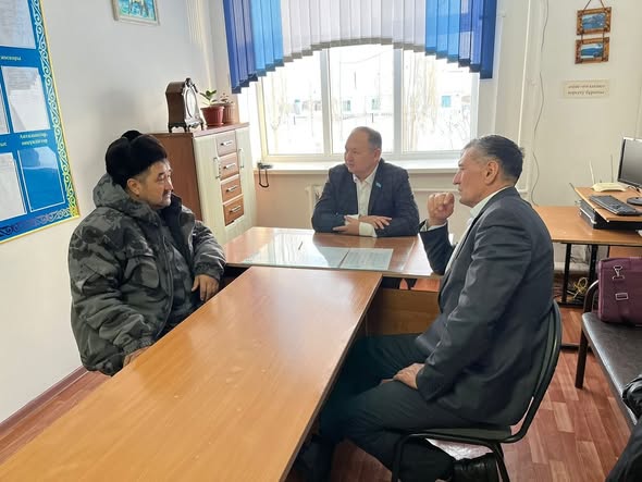 Қаракемер және Ақшатау ауылдарындағы қабылдау