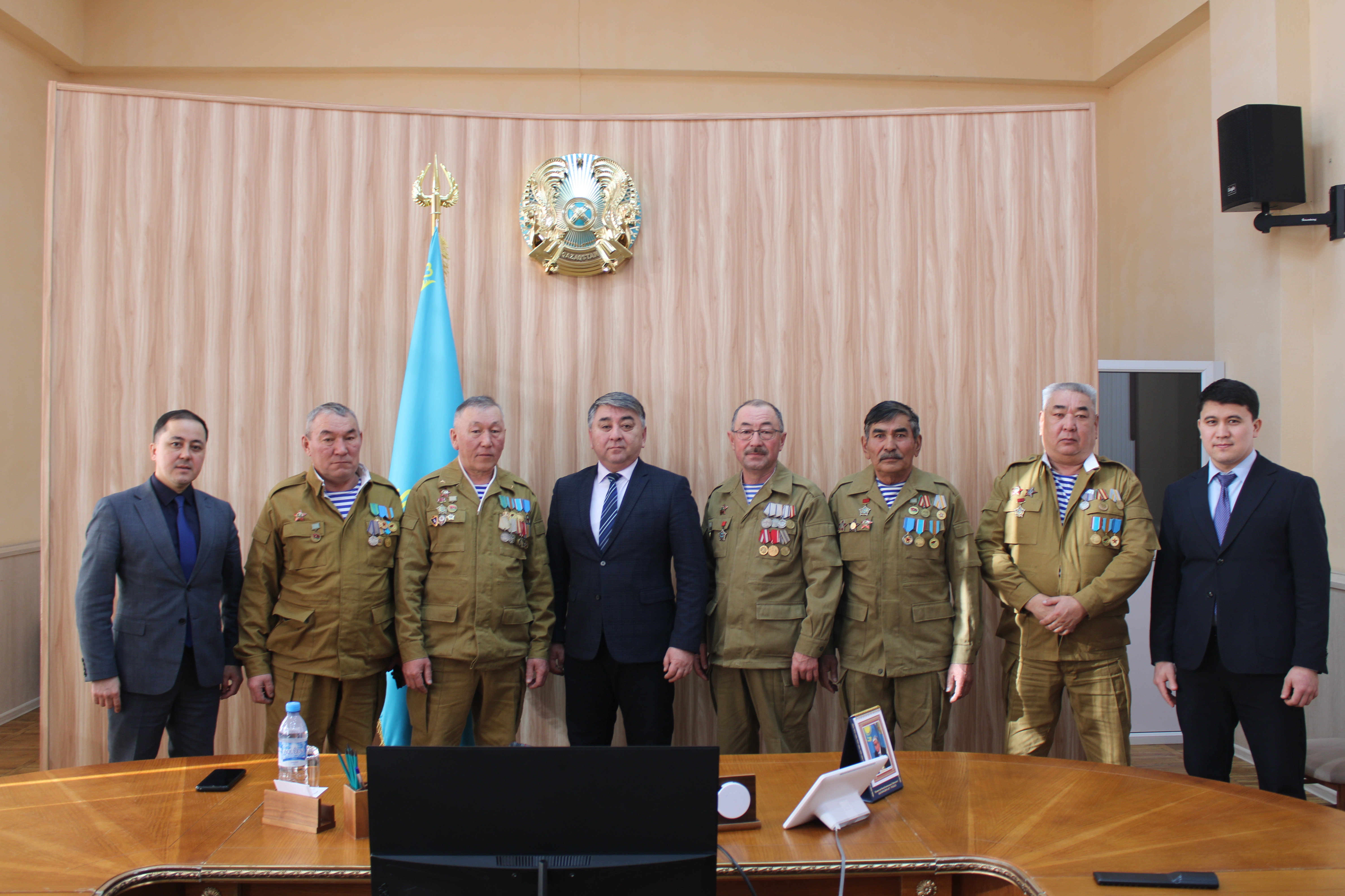 АУҒАН СОҒЫСЫ АРДАГЕРЛЕРІНЕ ҚҰРМЕТ КӨРСЕТІЛДІ