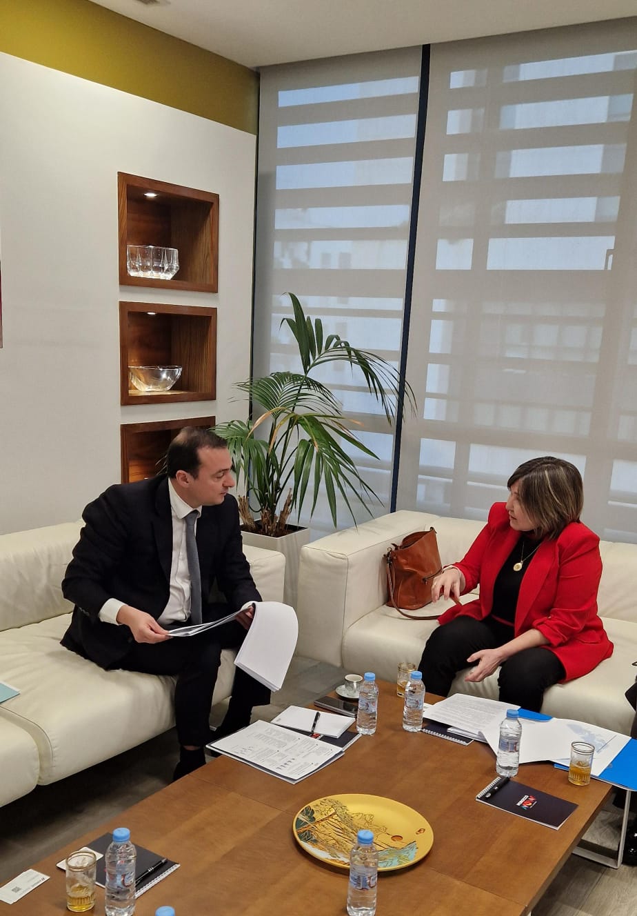 Қазақстан Республикасының Марокко Корольдігіндегі Елшісі Сәулекүл Сайлауқызы Марокконың Инвестициялар және экспортты дамыту жөніндегі агенттігінің бас директоры Али Седдикимен кездесті.