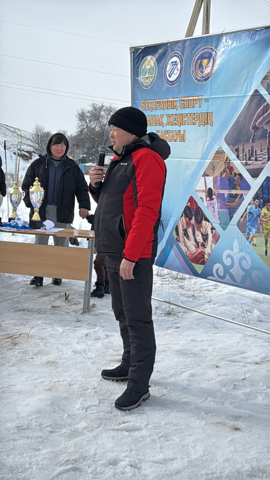 Көкжазық ауылында қыстық спартакиада өтті