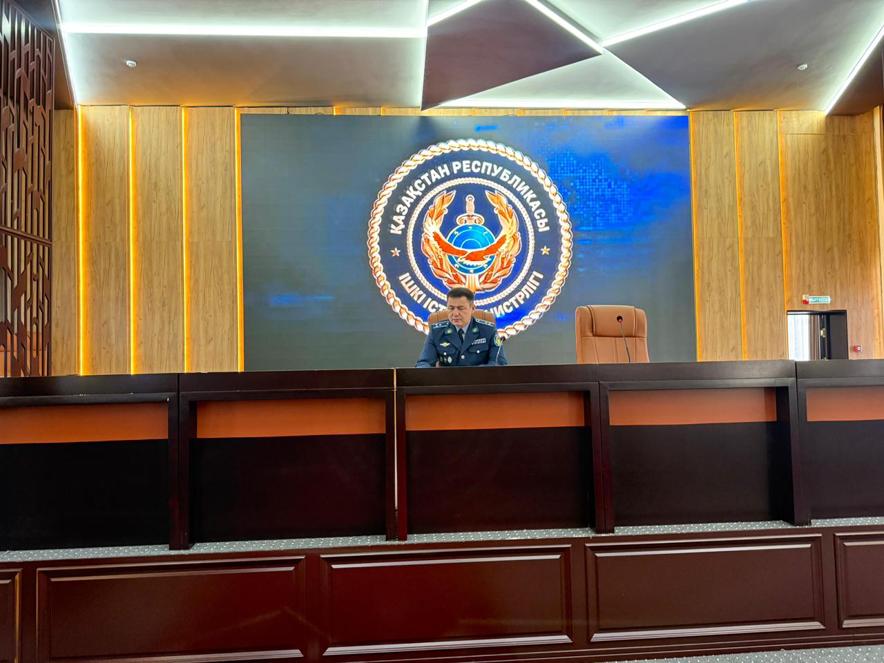 Қызылорда облысында полиция қызметкерлеріне арналған арнайы даярлық сабағы өтті