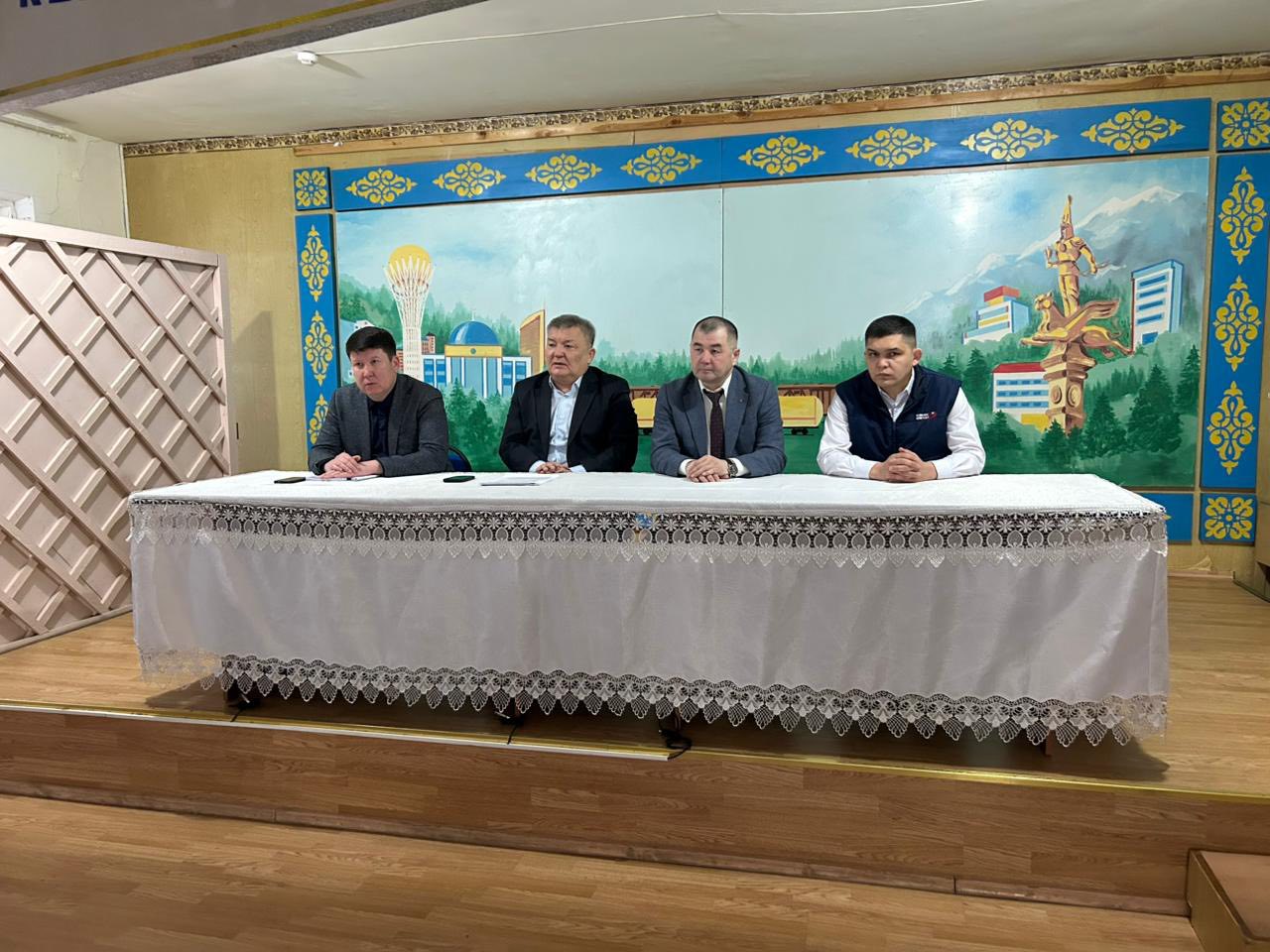 ЖАҢА КОНСТИТУЦИЯ ЖОБАСЫН ТҮСІНДІРУ ЖҰМЫСТАРЫ ҚАРҚЫНДЫ ЖҮРГІЗІЛУДЕ