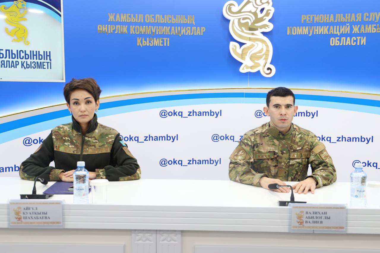 Жамбыл облысында су тасқынына дайындық шаралары мен азаматтық қорғаныс мәселелері айтылды