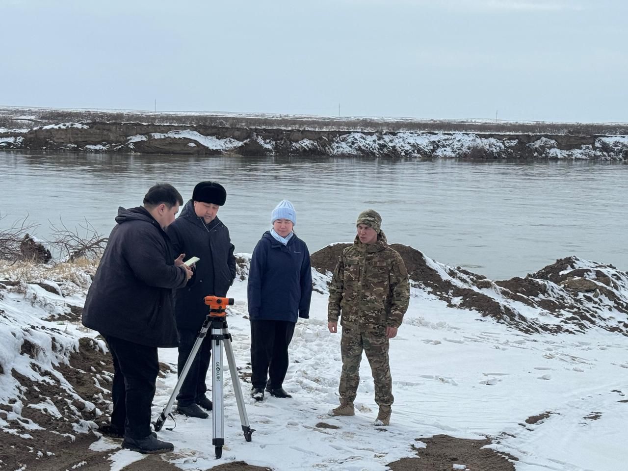 Мойынқұм ауданында маусымдық гидрологиялық бекет орнатылды