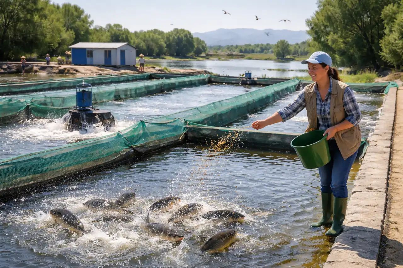 Жамбыл облысында балық шаруашылығы қарқын алып келеді
