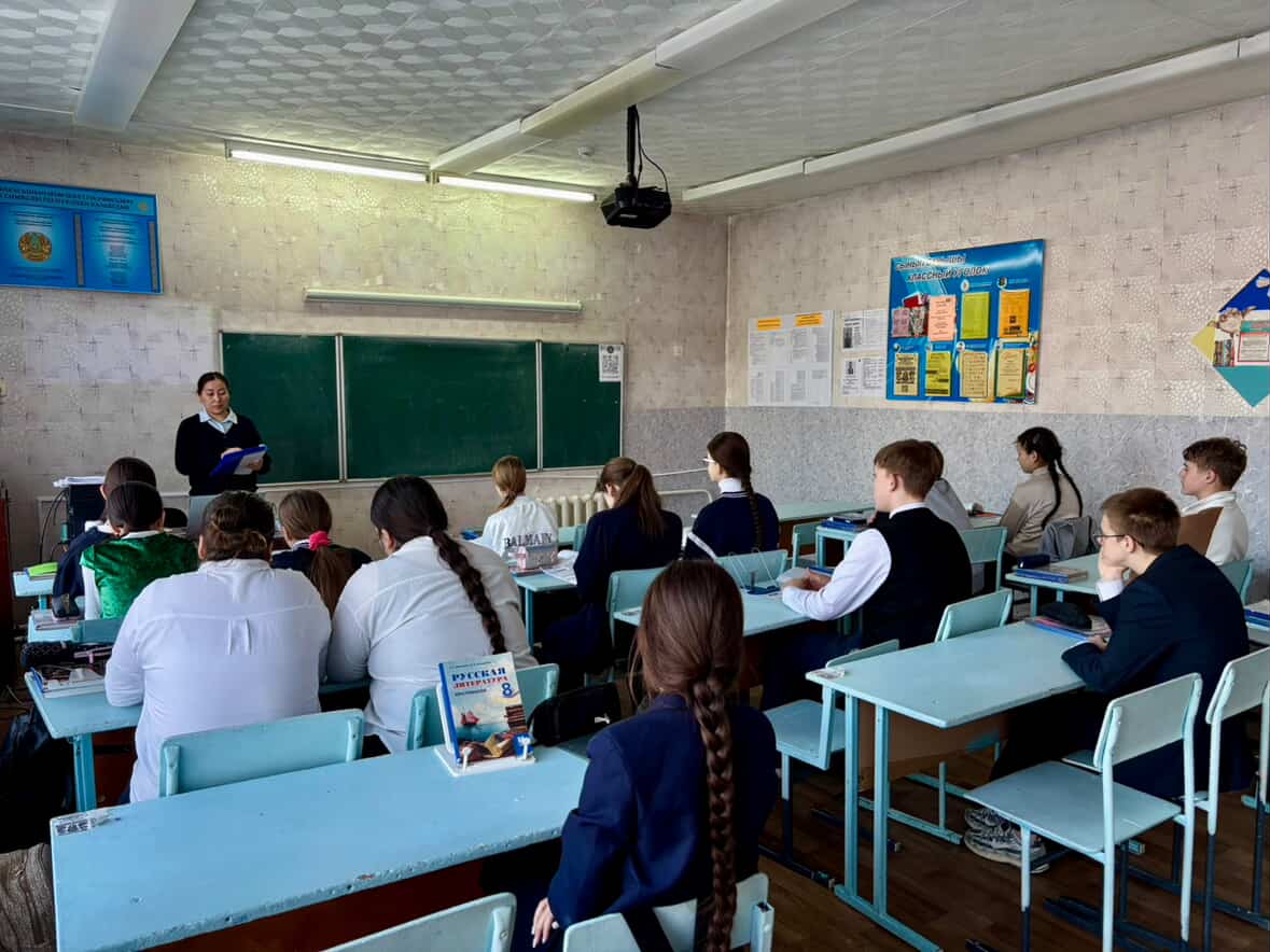 «Тұрмыстық зорлық-зомбылықты алдын алу және құқықтық жауапкершілік» тақырыбында дәріс өткізілді