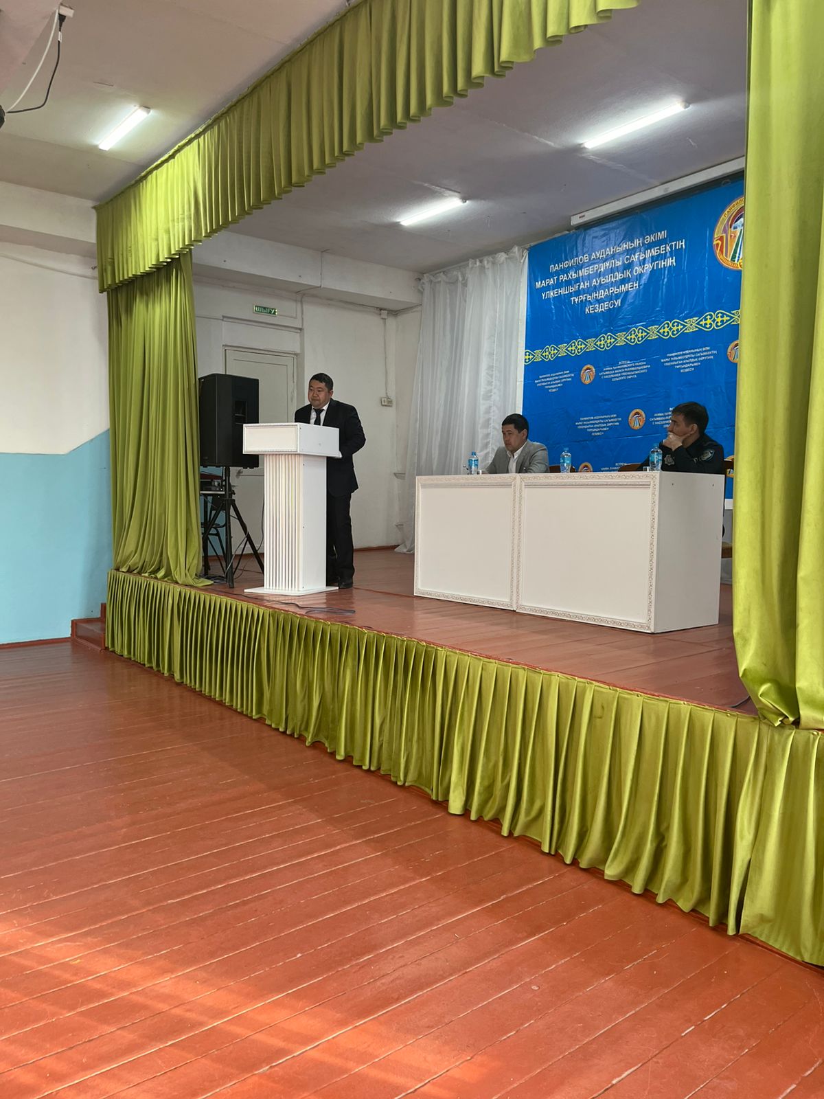 16.02.2026 Үлкеншыған ауылдық округі әкімі Тұмақбаев Еділ Асанұлы Ақкент және Қырыққұдық ауылдарында есеп беру жиналыстарын өткізді