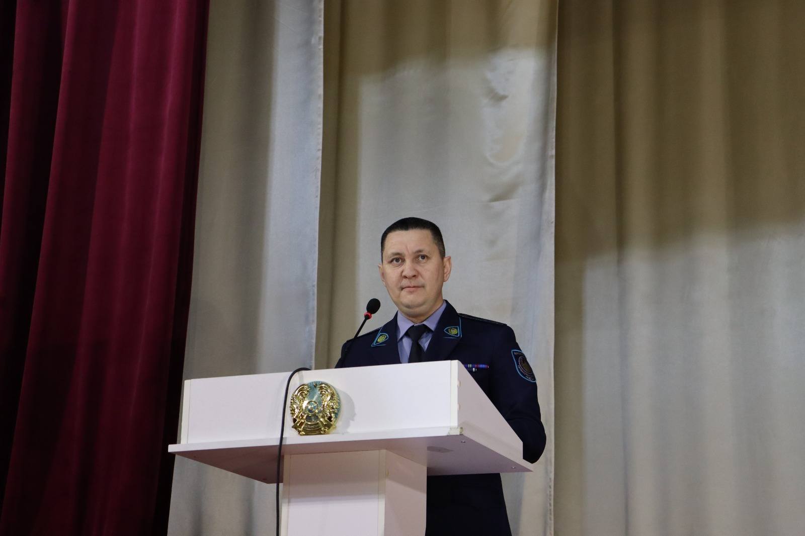 СҚО полиция департаментінің ауқымды кәсіптік бағдар беру іс-шарасы.