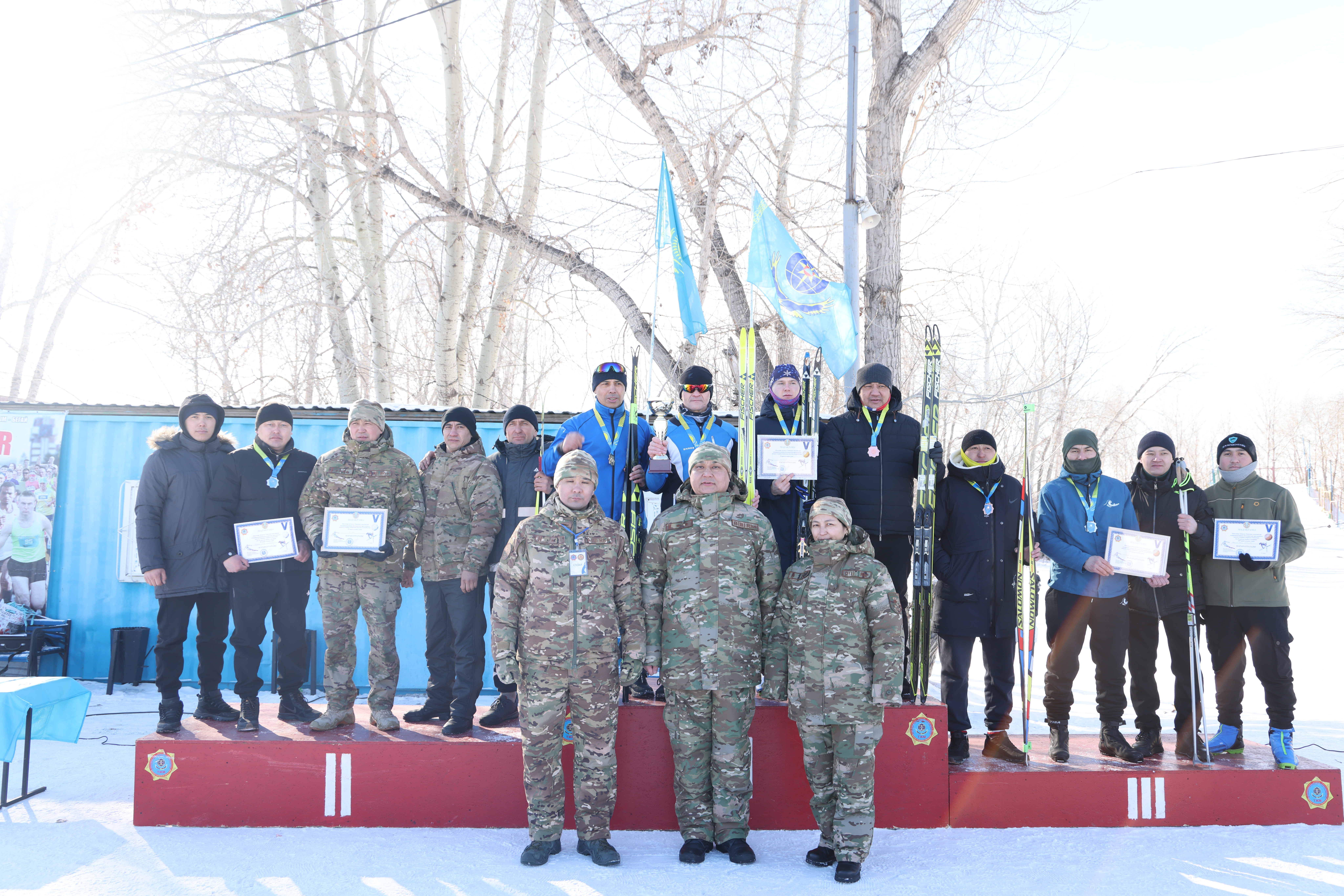 Павлодар облысы Төтенше жағдайлар департаментінің бөлімшелерінде ҚР ТЖМ қысқы спартакиадасы аясында шаңғы спортынан жарыстар өтті