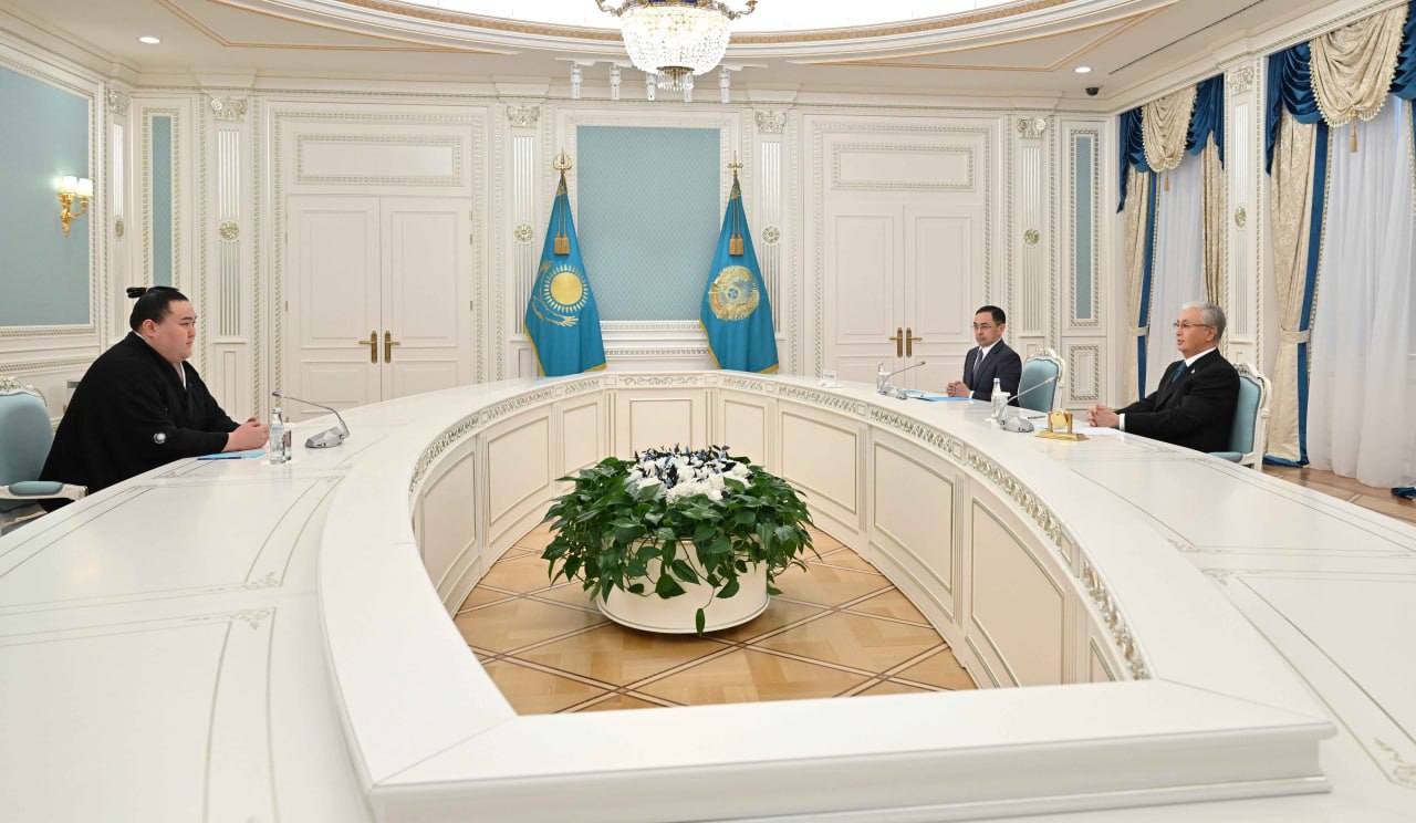 Мемлекет басшысы сумошы Ерсін Балтағұлды қабылдады