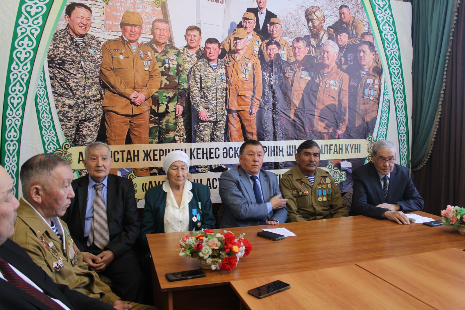 Ауған соғысы ардагерлеріне құрмет көрсетілді