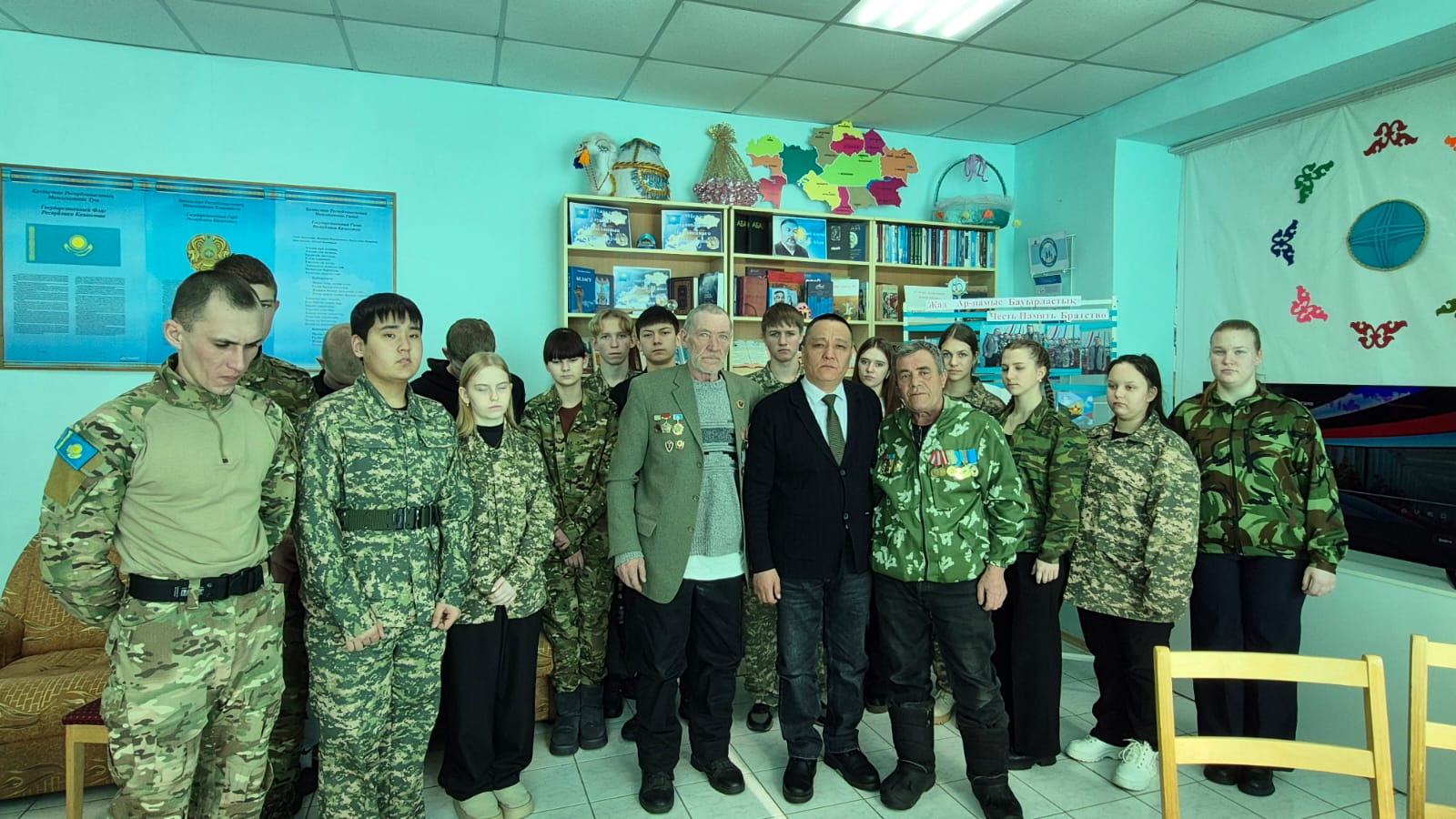 Естелік. Ар-намыс. Бауырластық.» — осындай атаумен Ауғанстандағы интернационалист жауынгерлермен кездесу өтті.