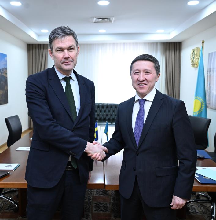 Қазақстан мен Швеция саяси консультациялардың бесінші раундын өткізді