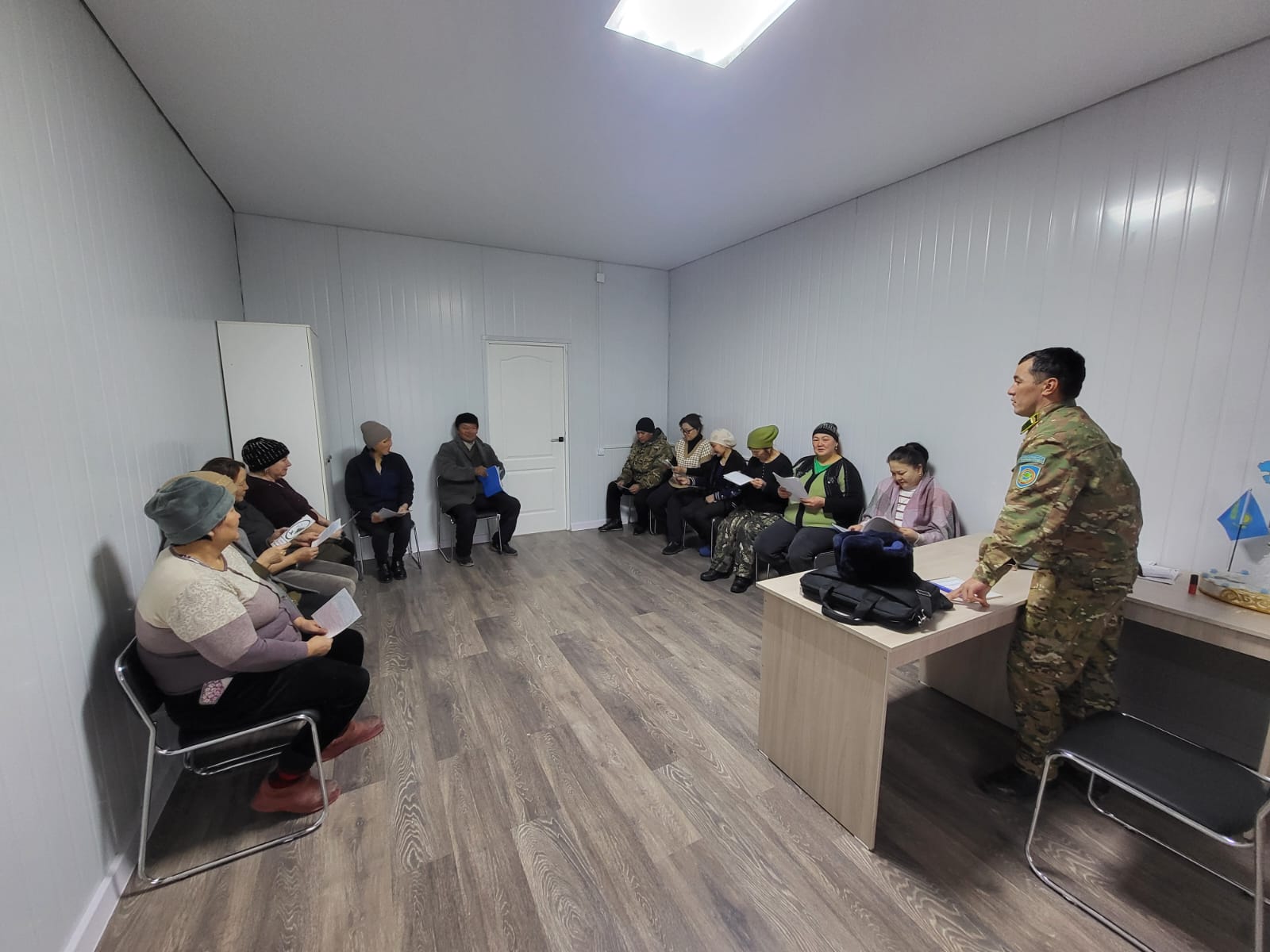 Қызылбалық ауылдық округі Көпбірлік ауылында ауыл тұрғындарына өрт қауіпсіздігі бойынша түсіндіру жиыны өтті.