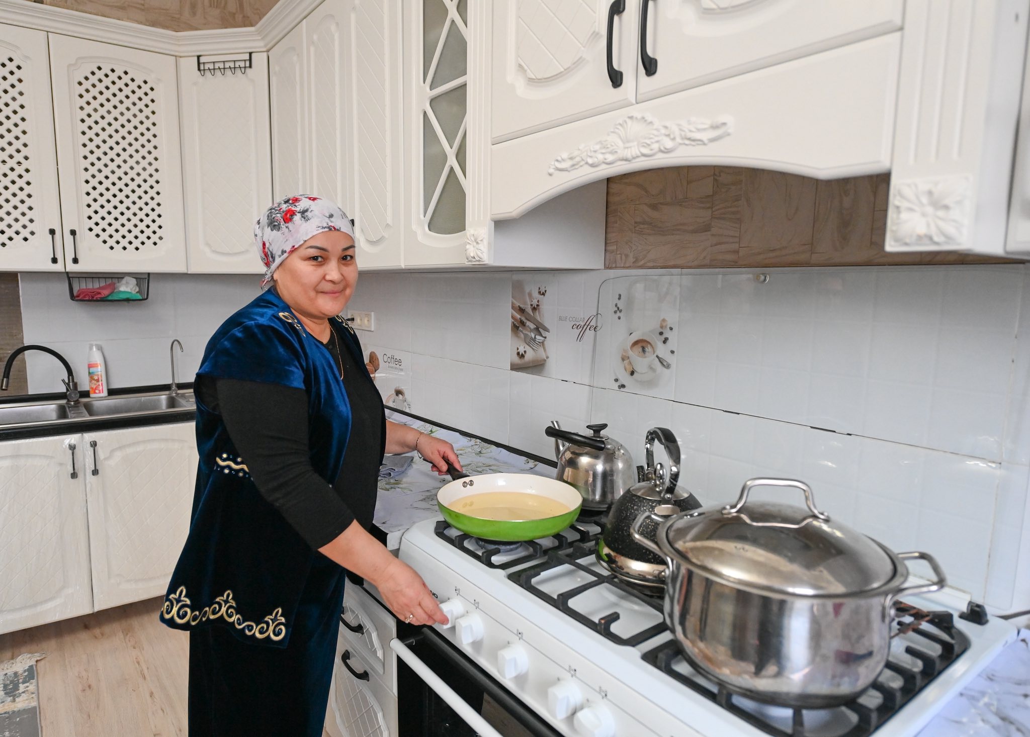 На дачу Сабалак подведен газ