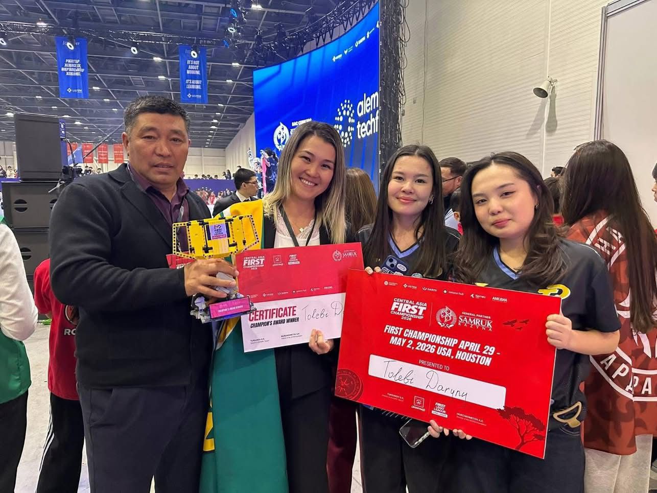 ТҮРКІСТАН ОБЛЫСЫНЫҢ ДАРЫНДЫ ОҚУШЫЛАРЫ АҚШ-ТА ӨТЕТІН ХАЛЫҚАРАЛЫҚ ЧЕМПИОНАТТА ЕЛІМІЗДІҢ НАМЫСЫН ҚОРҒАМАҚ