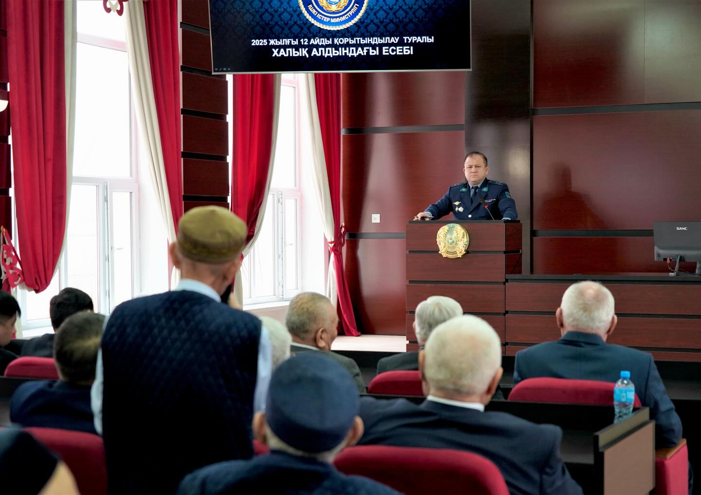 КЕНТАУ ҚАЛАЛЫҚ ПОЛИЦИЯ БӨЛІМІ ЖЫЛДЫҚ ЕСЕПТІК КЕЗДЕСУ ӨТКІЗДІ