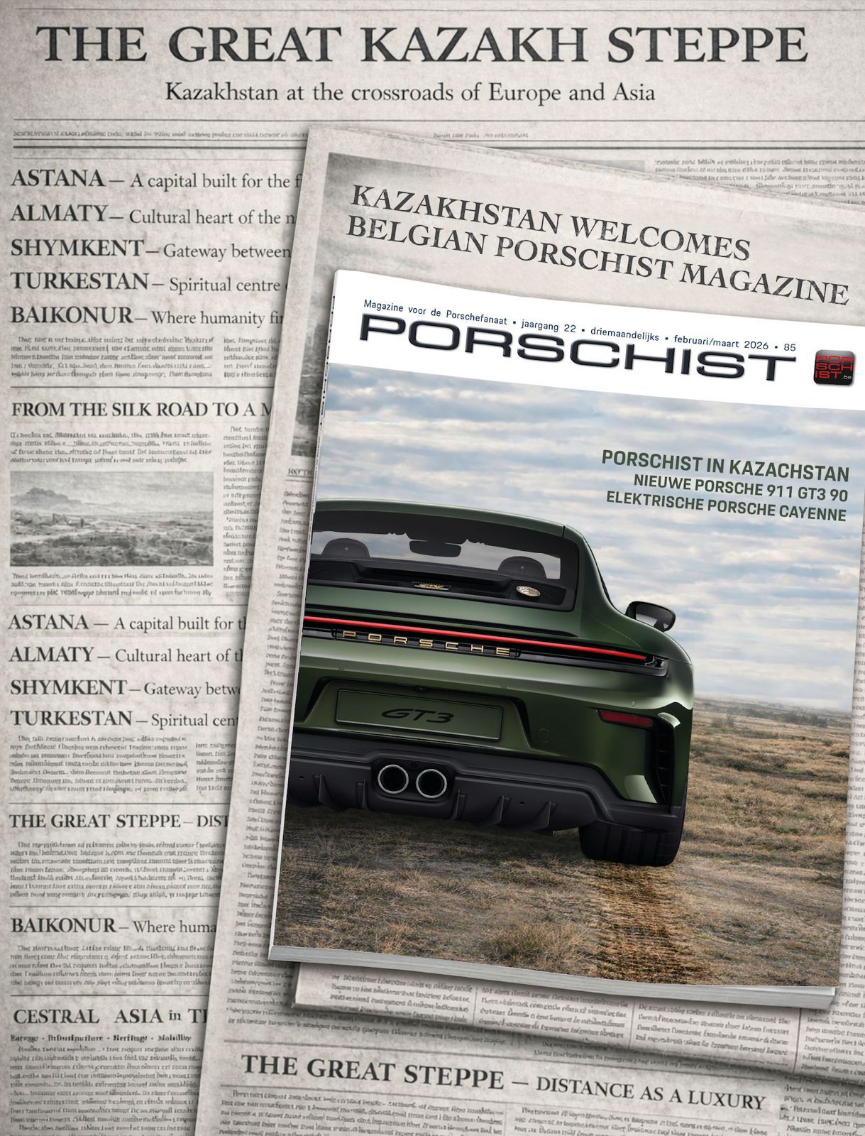 Алматы в фокусе: европейский журнал Porschist посвятит специальный выпуск Казахстану