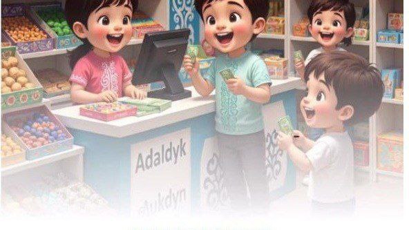 Мектеп жасына дейінгі балалар арасында «Заң мен тәртіп» идеологиясы аясында өткен «Адалдық дүкені» акциясы