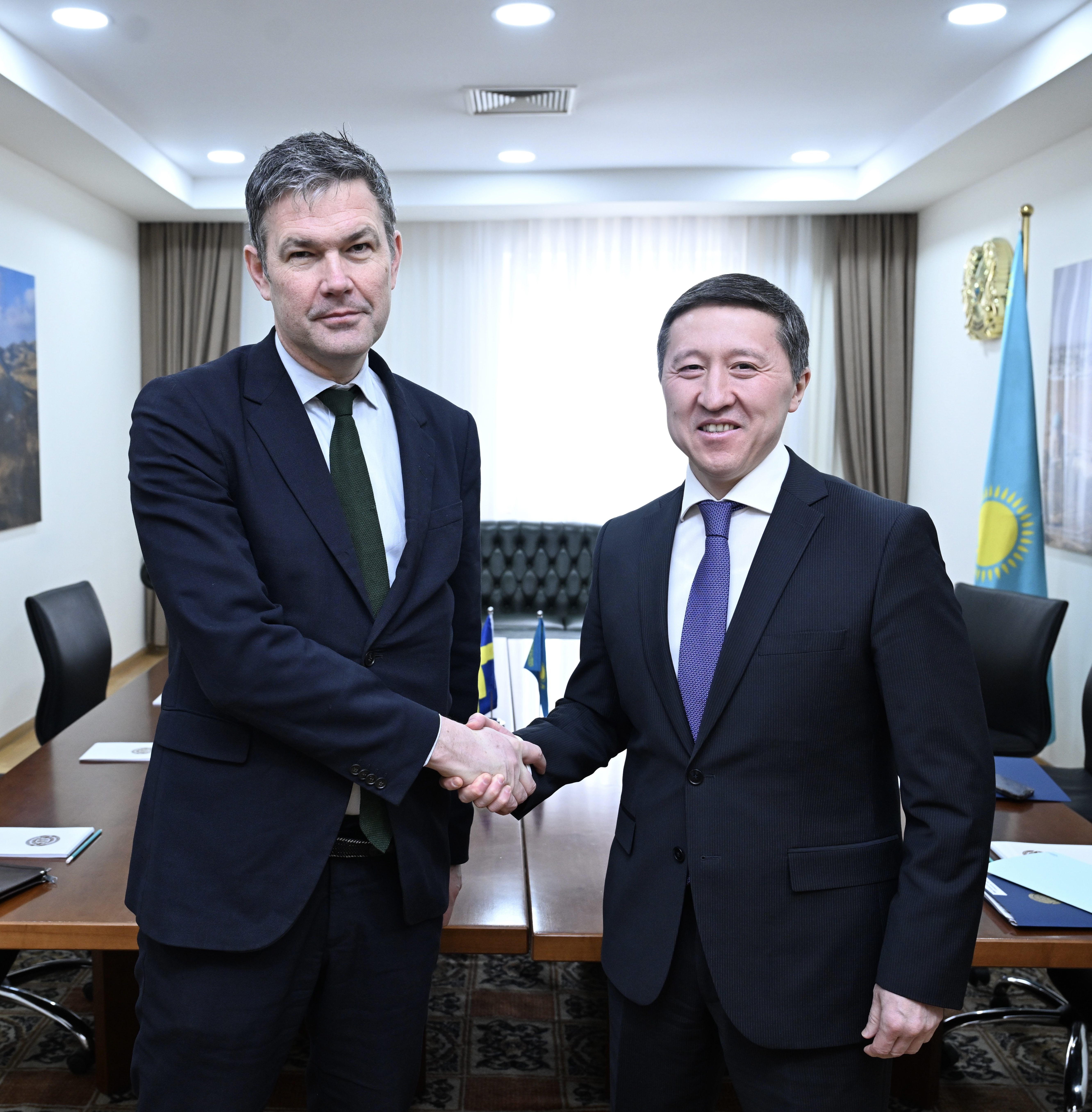 Казахстан и Швеция  провели пятый раунд политических консультаций