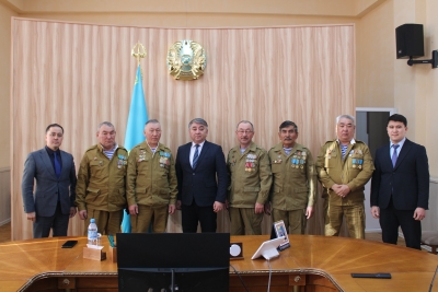 Ауған соғысы ардагерлеріне құрмет көрсетілді