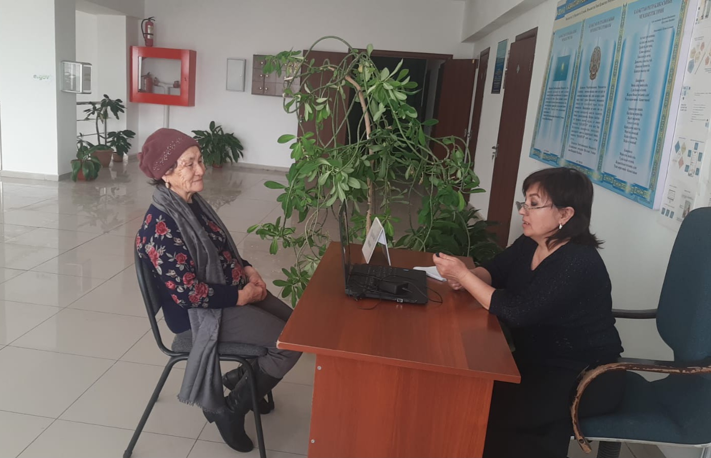 Округ тұрғындарына тегін құқықтық көмек беру бойынша қабылдау өтті