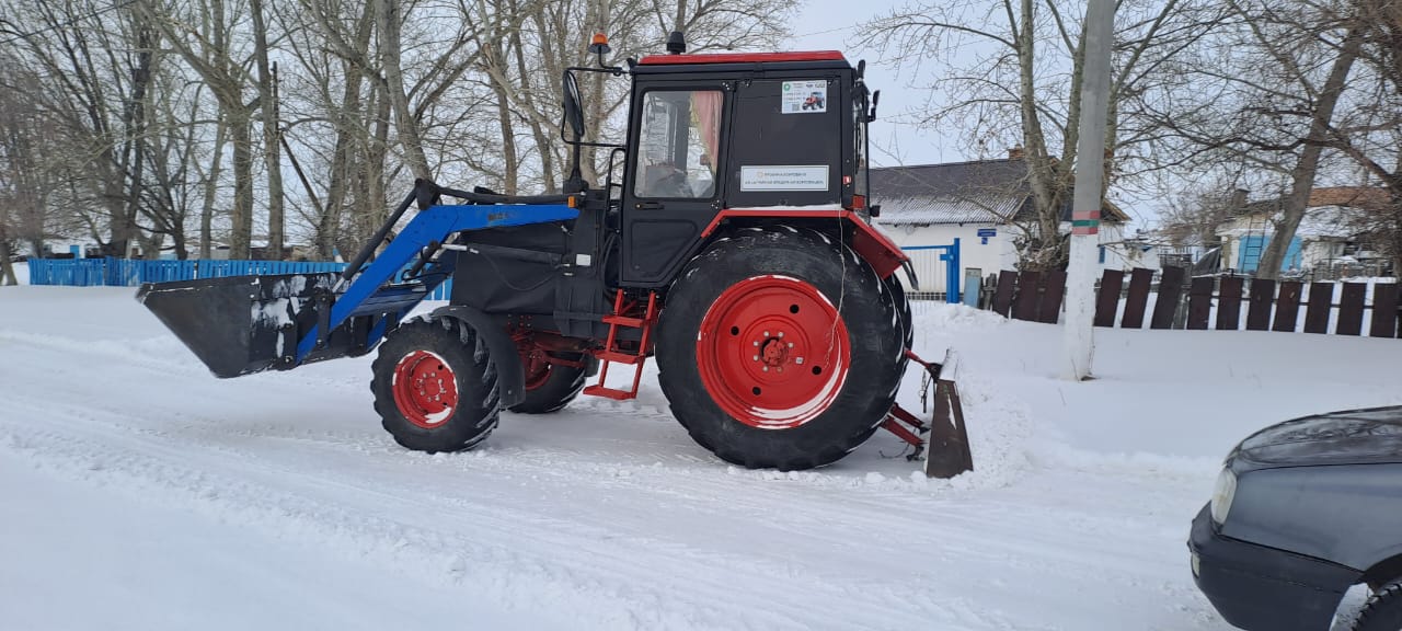ТАЛДЫ АУЫЛДЫҚ ОКРУГІНДЕ ҚАР ТАЗАЛУ ЖҰМЫСТАРЫ ЖҮРГІЗІЛДІ