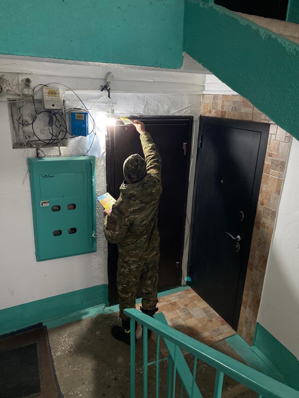 Спортивный шағын ауданында өрт қауіпсіздігі бойынша түсіндіру жұмыстары өтті