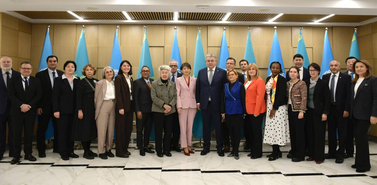 Министр Е.Көшербаев Алматыда елдегі БҰҰ агенттіктерінің басшыларымен конституциялық реформа, тұрақты даму басымдықтары мен өңірлік бастамаларды талқылау мақсатында кездесті