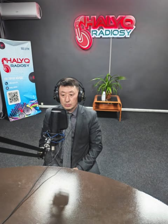 «Halyq radiosy» эфирінде
