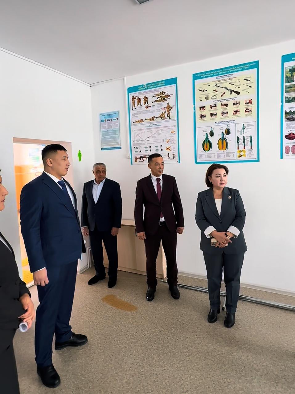 Білім басқармасының басшысы жұмыс сапарымен Ырғыз ауданына барды