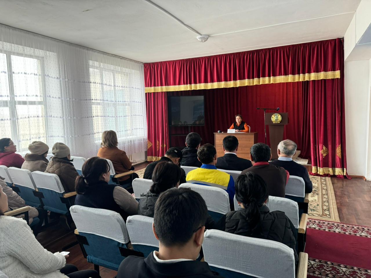 2026 жылғы 18 ақпанда Талас ауданы Ақкөл ауылдық округінде кездесу өтті.