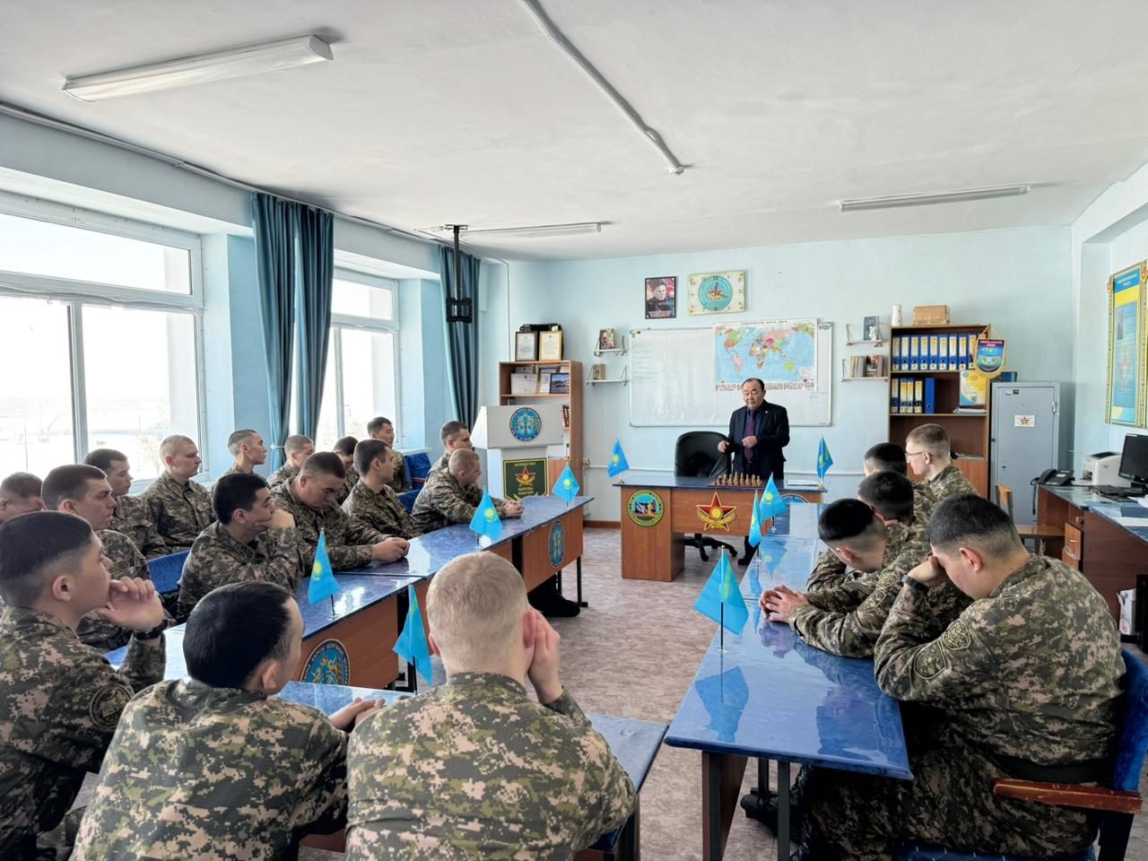 Облыстық ақпараттық-түсіндіру тобы мүшелерінің Саран қаласына сапары