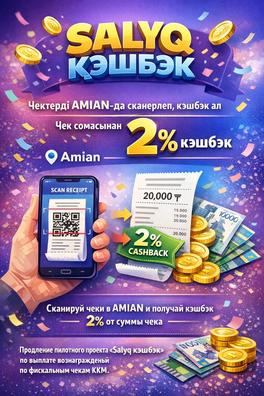 «Salyq кэшбэк» пилоттық жобасы