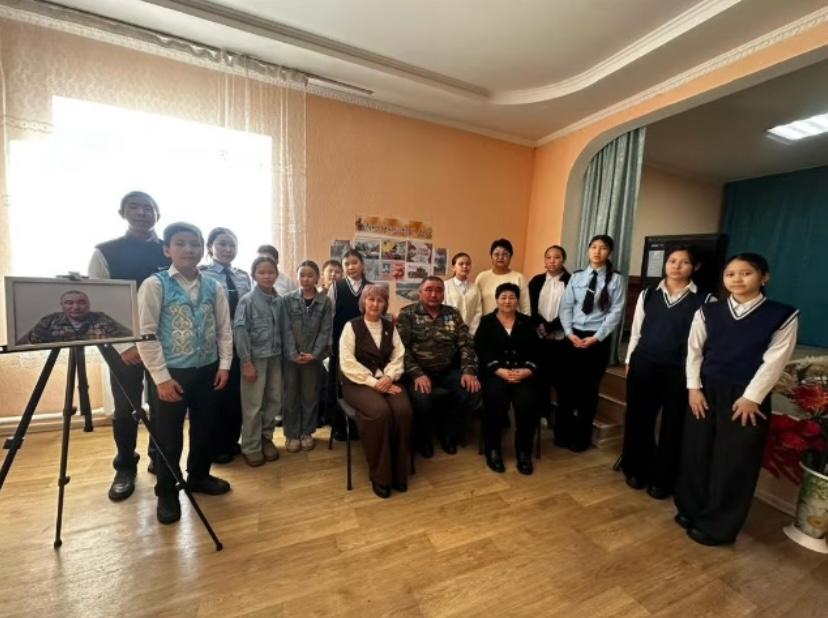 Ауған соғысының ардагерімен  кездесу.