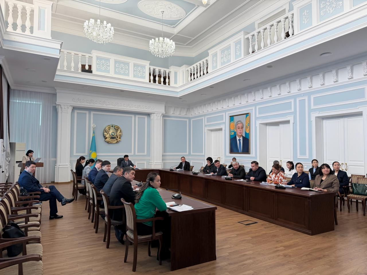 Осы аптада облыстық әкімдікте облыс әкімінің орынбасары Тлепберген Каюповтың төрағалығымен қызылша ауруының алдын алу мәселесіне арналған кезекті штаб отырысы өтті