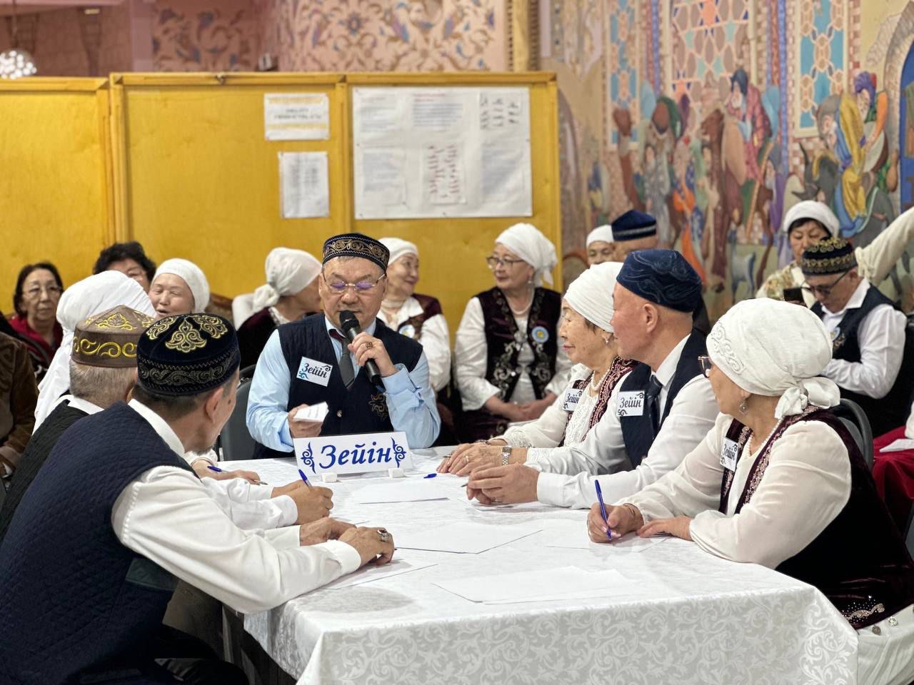 Астанада зейнеткерлер арасында қысқы зияткерлік турнир өтті