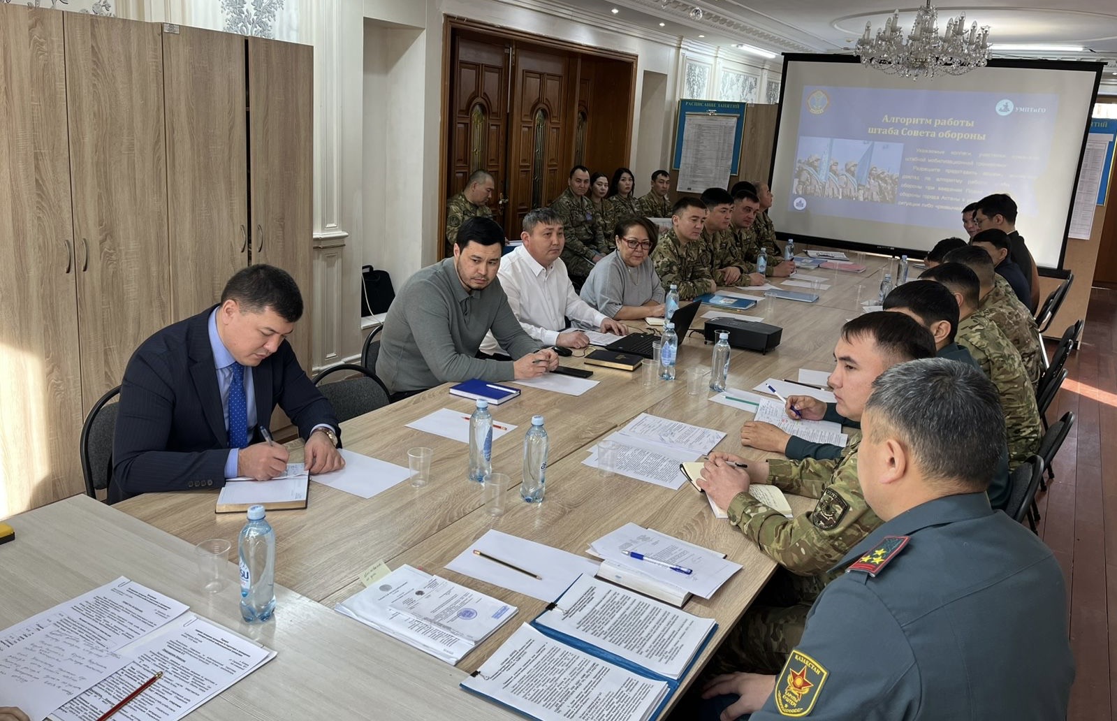 Астанада командалық-штабтық жұмылдыру оқу-жаттығуы өтті