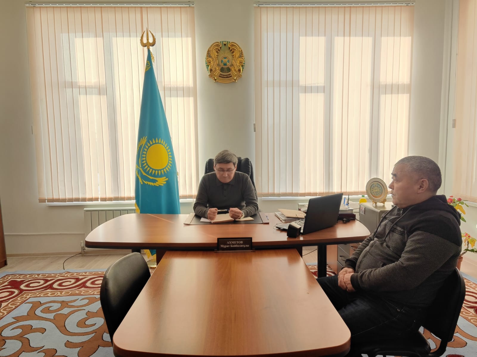 Округ әкімінің жеке қабылдауы өтті