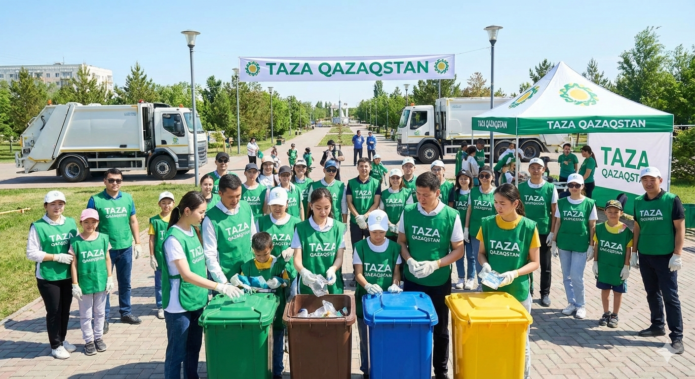 Таза Қазақстан — бұл табиғатты қорғауға, туған жерімізді көркейтуге және болашақ ұрпаққа таза орта қалдыруға бағытталған ортақ қозғалыс.