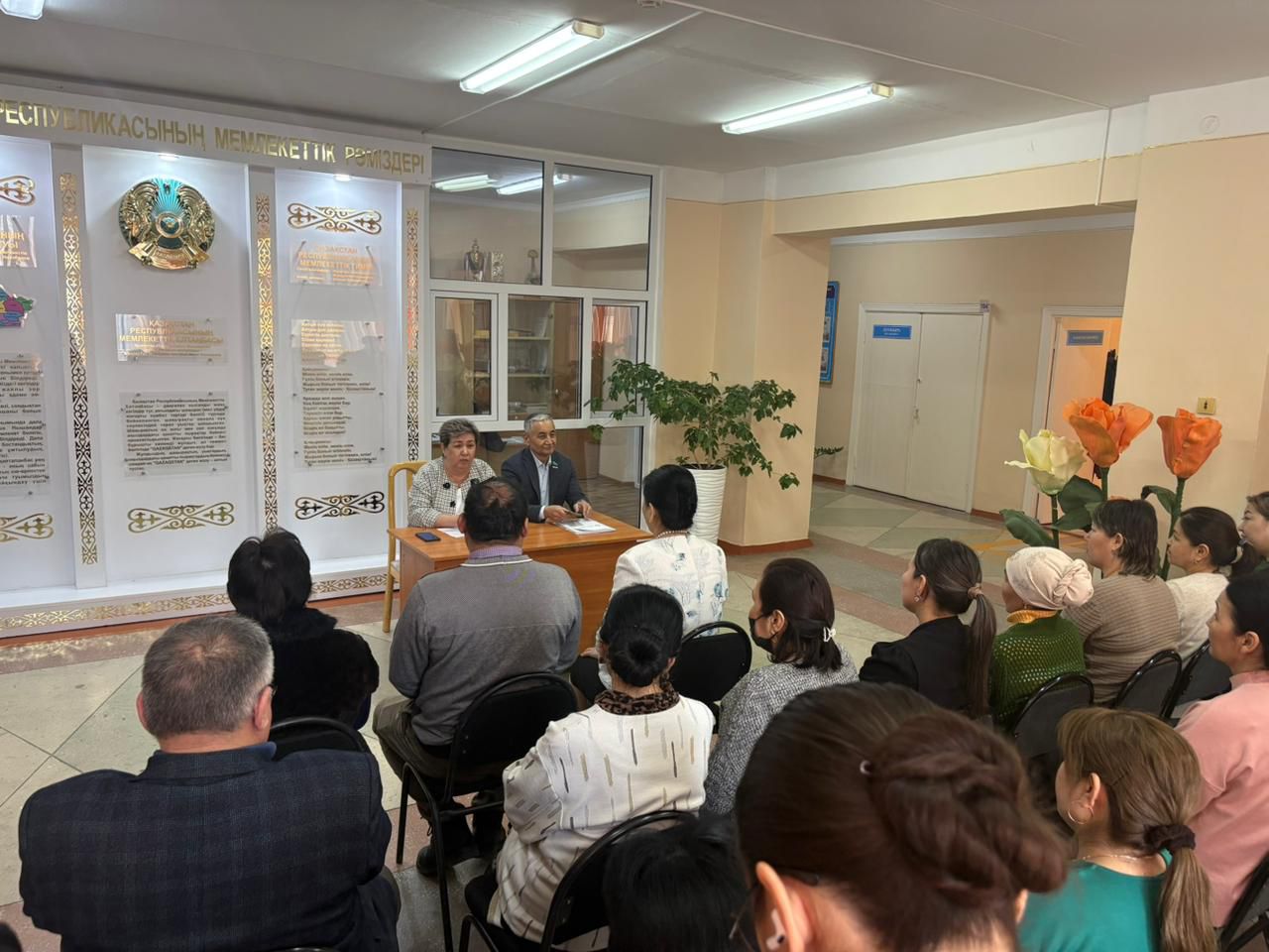 2026 жылғы 19 ақпанда Талас ауданы Қаратау қаласының балалар өнер мектебінің ұжымымен кездесу өтті.