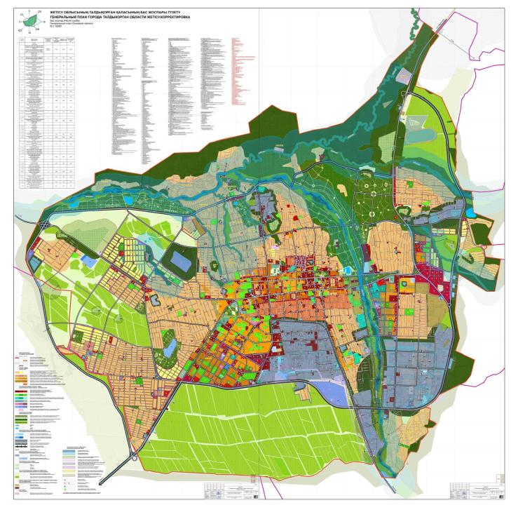 Генплан, карта