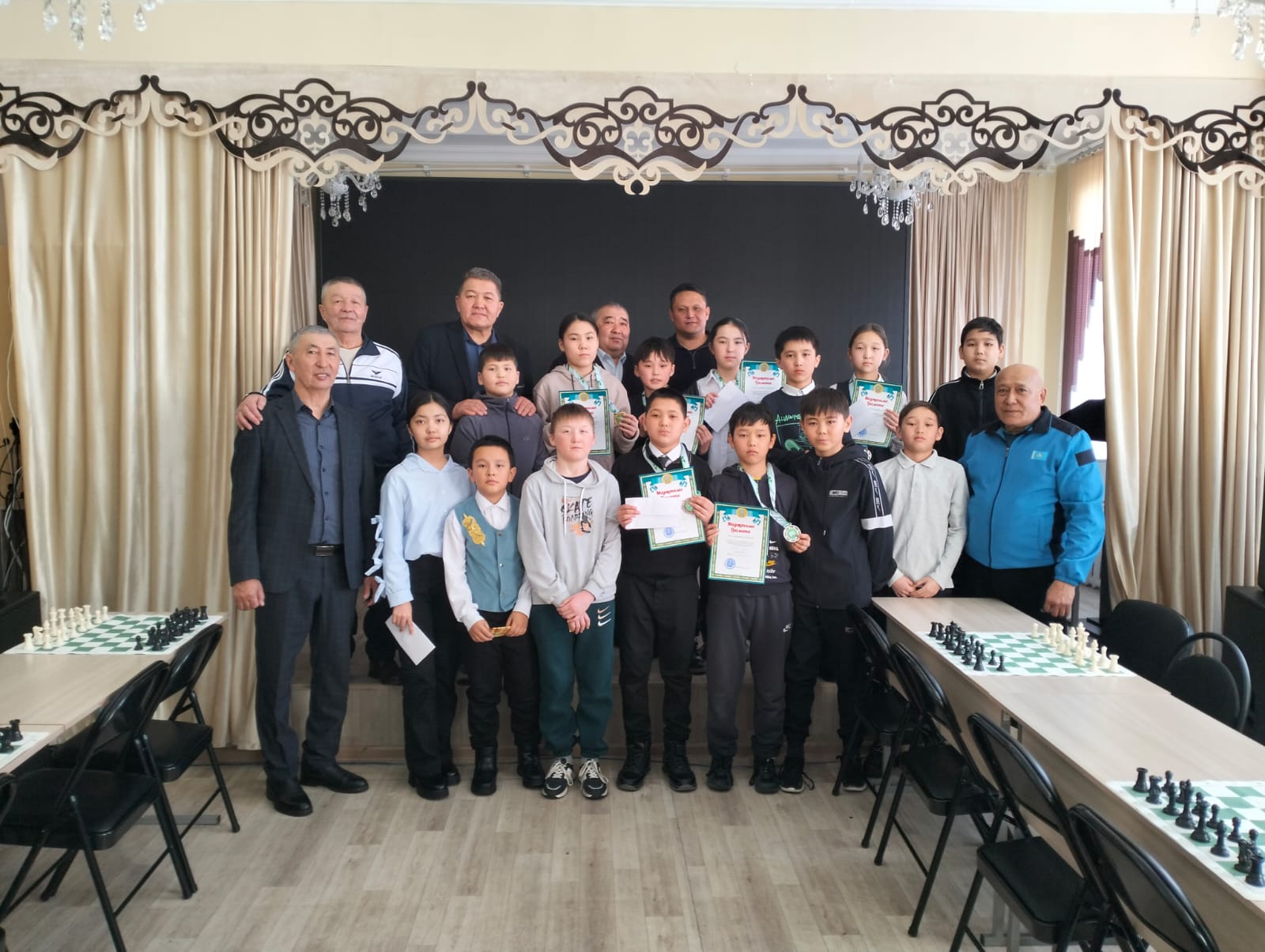 Нұра ауданының жалпы білім беретін мектептер арасында Ұлттық мектеп лига 7-8 сыныптар арасында Шахмат ойыныны өткізілді