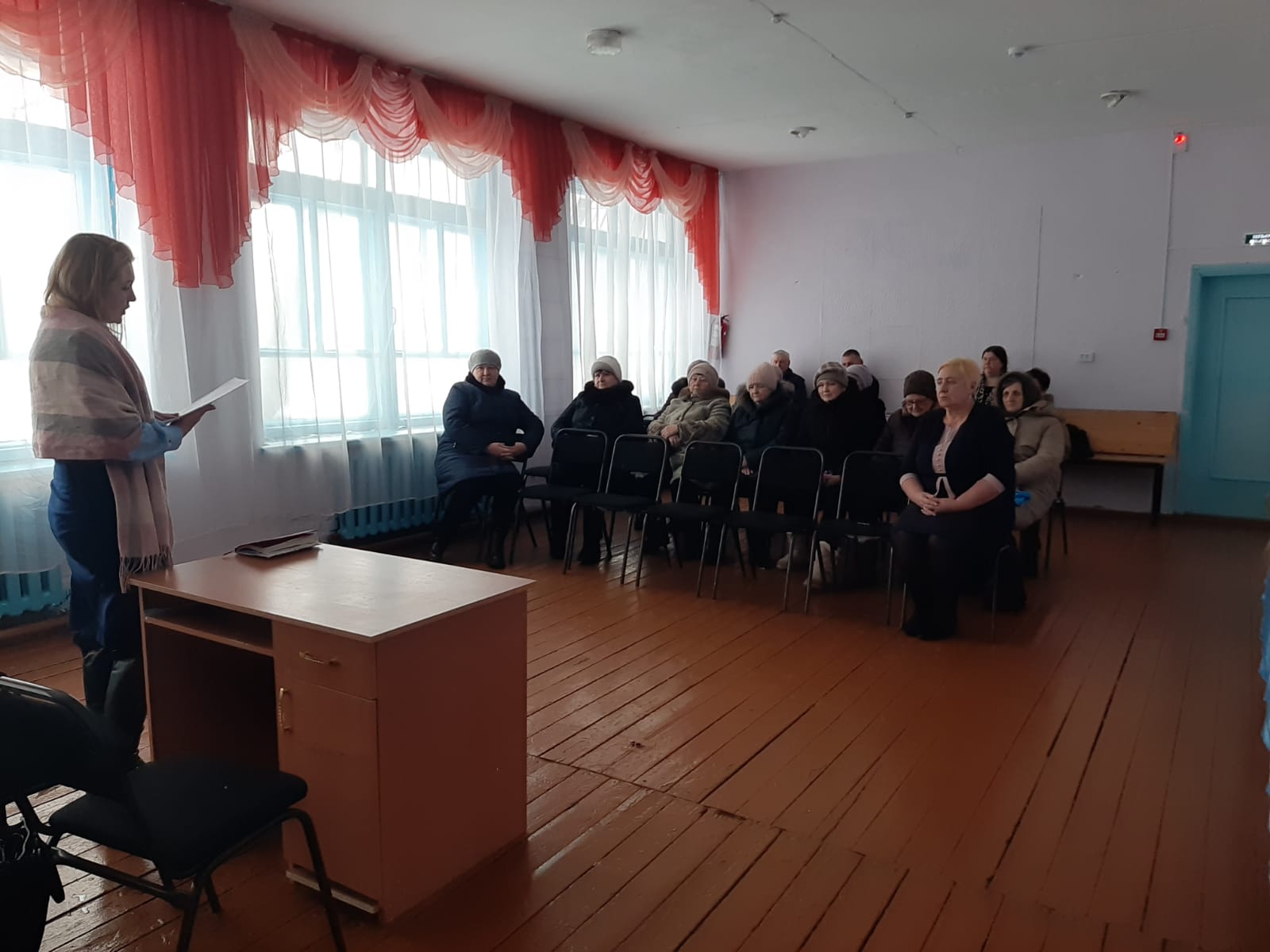 Ауылдық округ әкімінің Вагулин ауылдық округі тұрғындарымен кездесуі