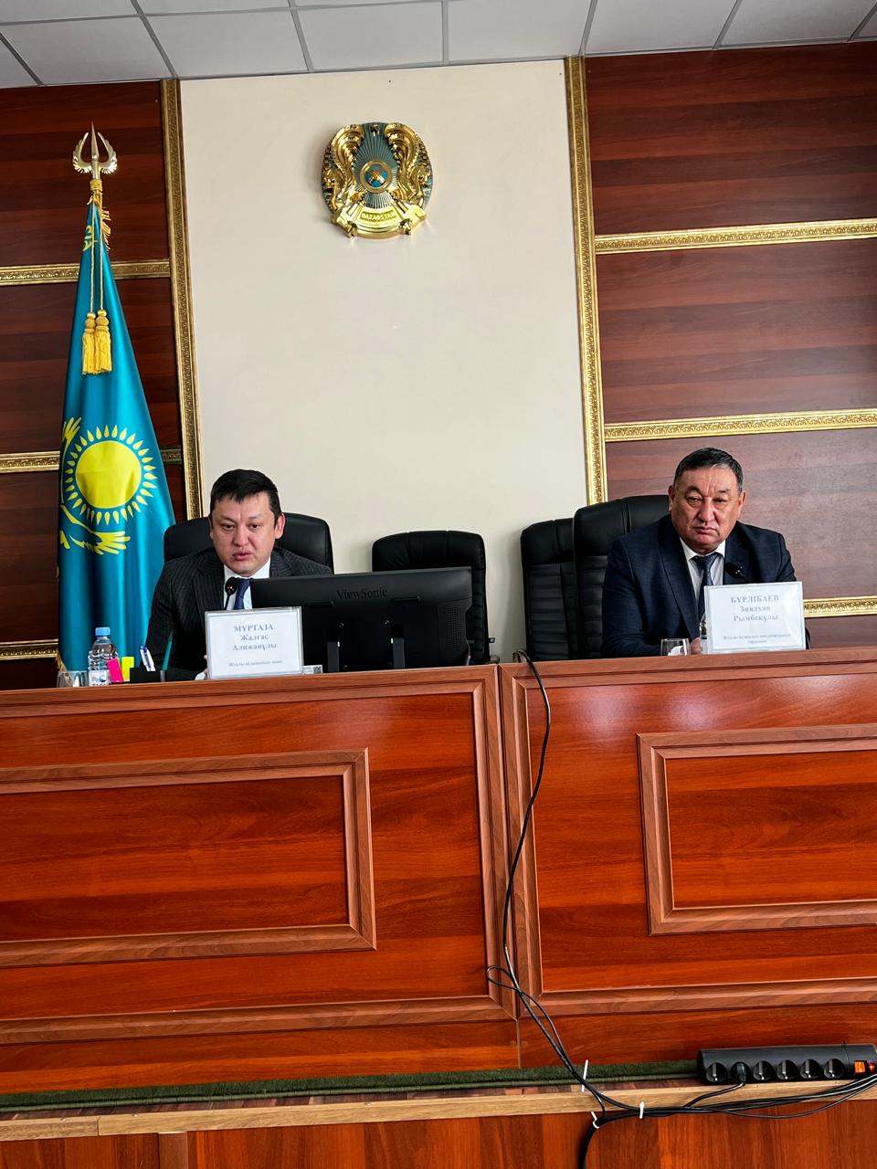 Сегізінші шақырылған Жуалы аудандық мәслихатының  кезектен тыс, алпыс екінші сессиясы өтті