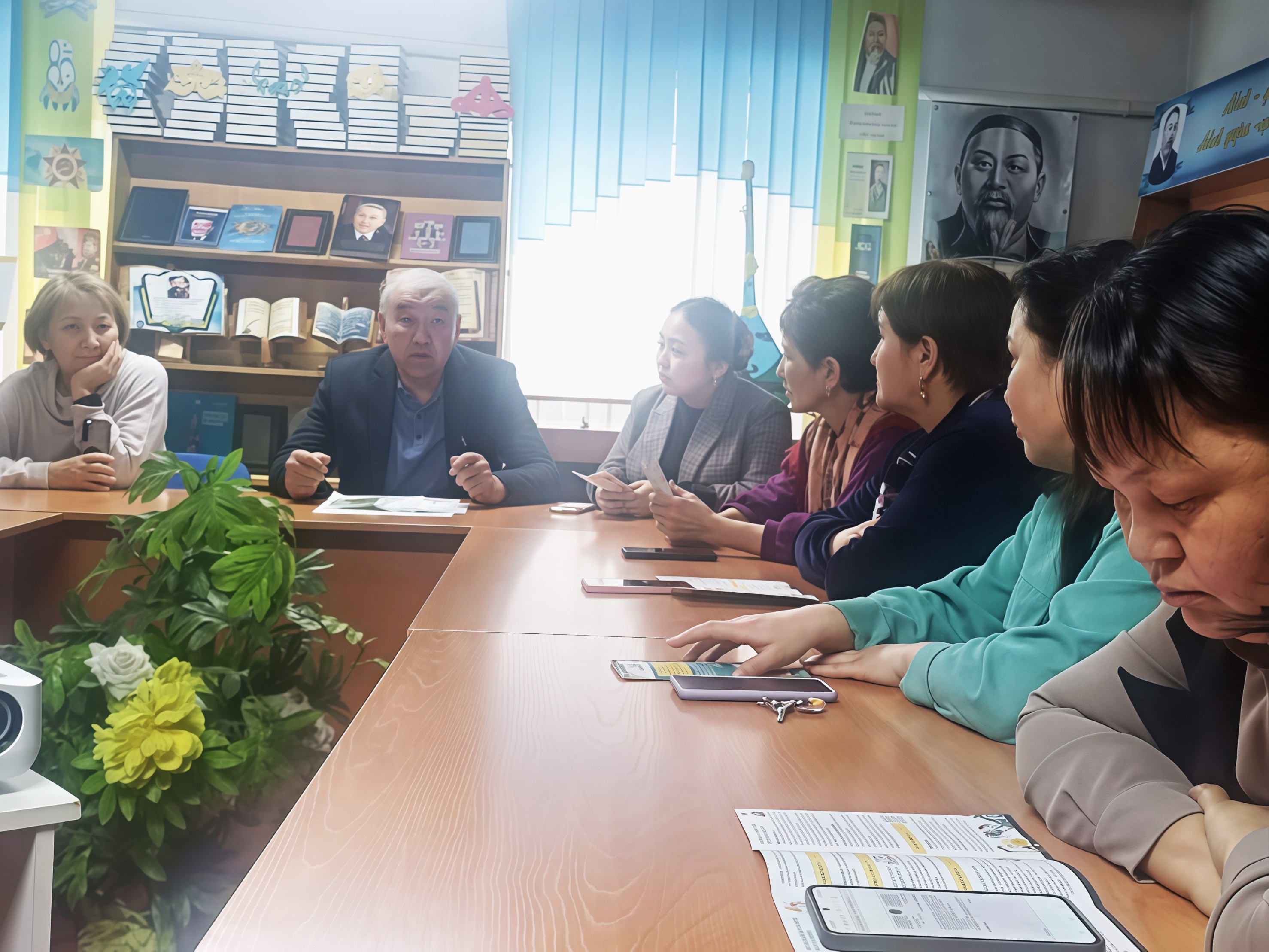 Мұқыр ауылының тұрғындарымен референдум мәселелері талқыланды